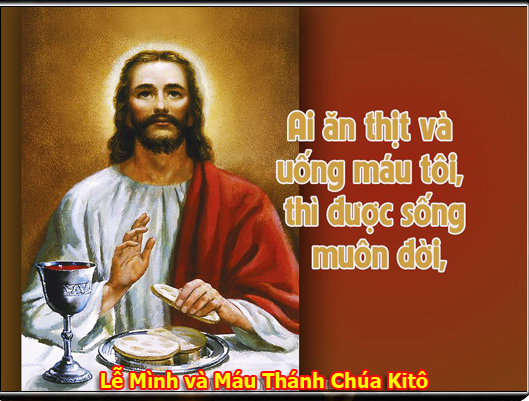 Mình máu Thánh Chúa Ki tô